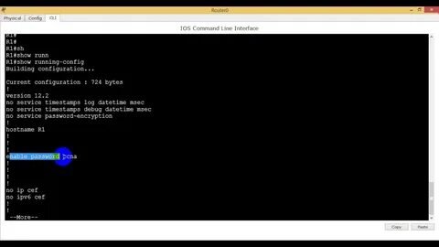 Cisco password