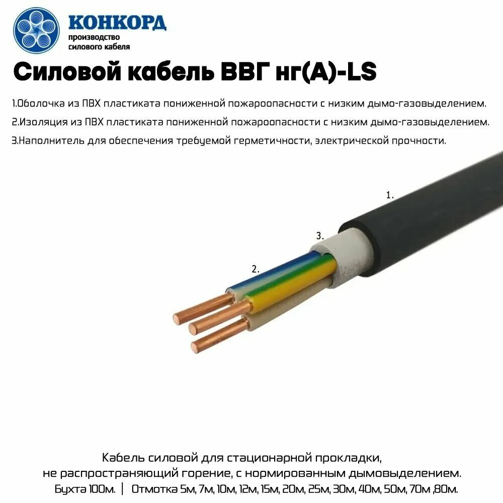 Кабель ввгнг ls 3х 1.5 конкорд. Кабель 5х2,5 конкорд. ввгнг-ls 3х2.5 конкорд. силовой кабель конкорд. калужский кабель ввгнг 3х2.5.