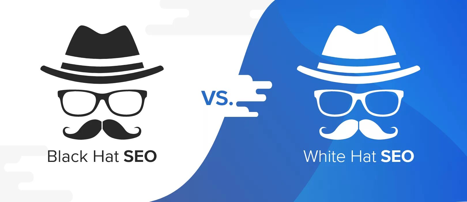 Black hat SEO. White hat SEO. White hat vs Black hat SEO. Черные методы сео. Dass sie hat