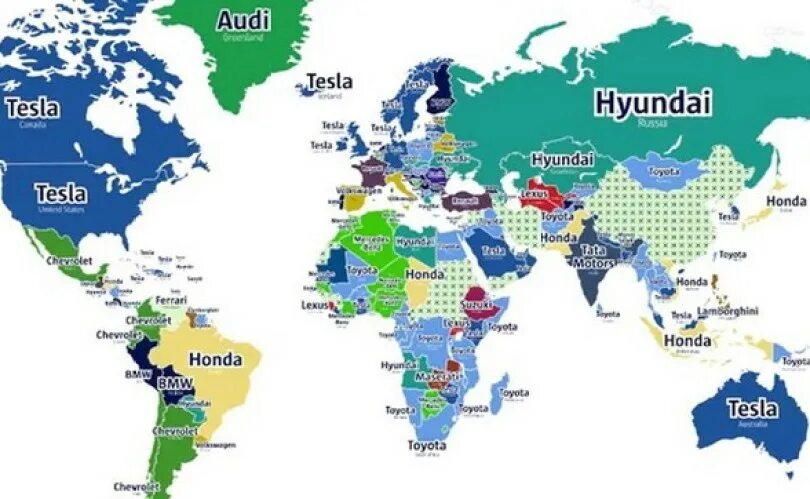 Me country in the world. The most popular cars in the World.