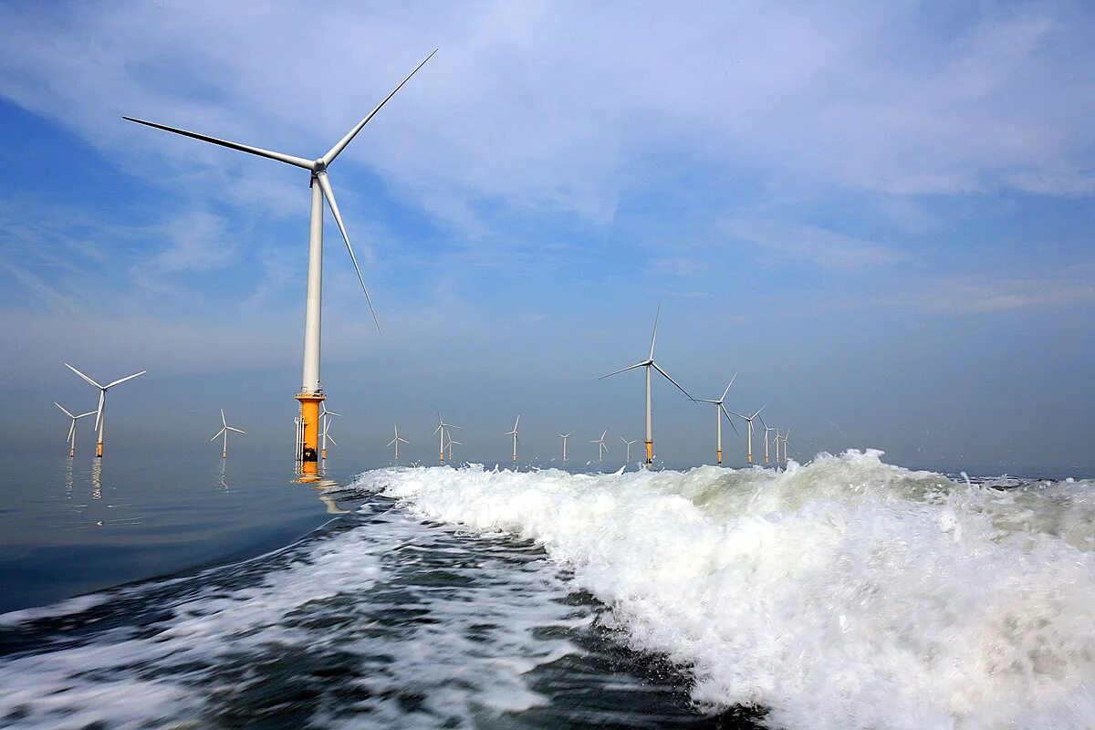 Морской ветропарк в Дании. Шельфовые ВЭС В Дании.. ВЭС электростанция. Ветроэлектростанции (ВЭС).