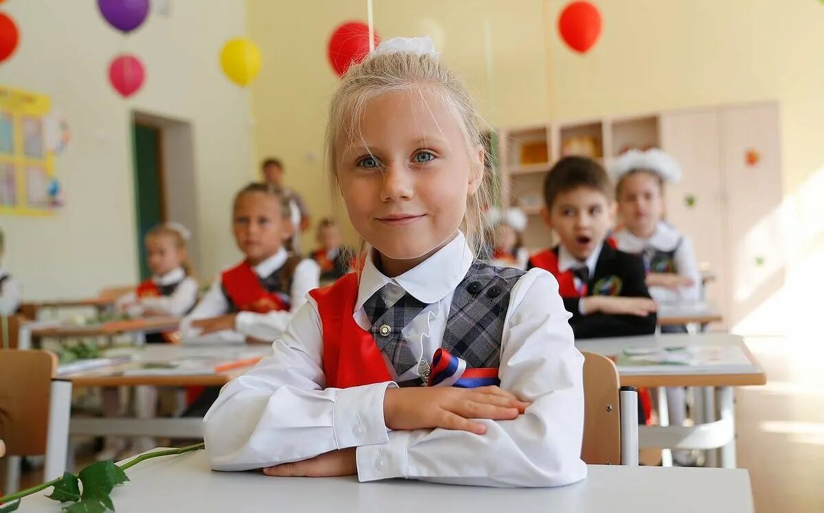 Ученица 1 класса общеобразовательной школы