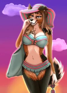 Wet furry