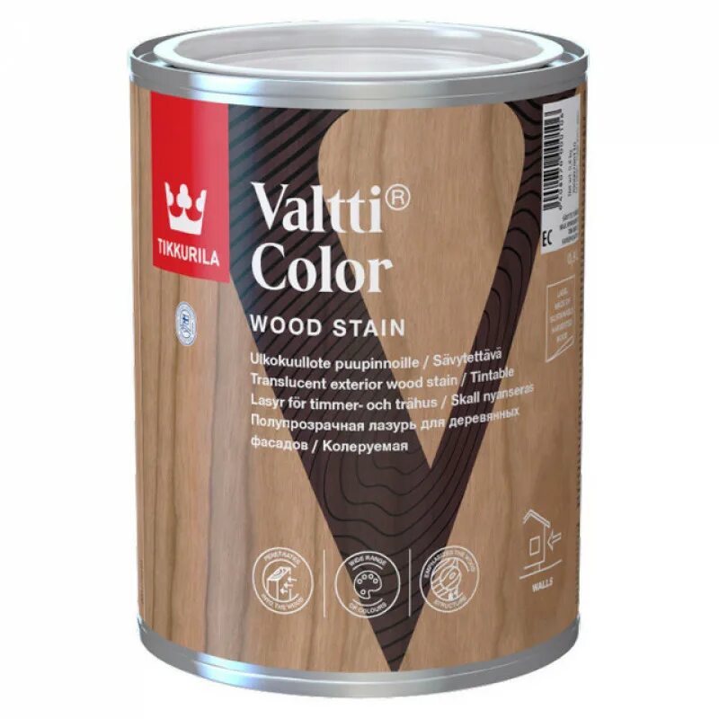 Valtti color classic. Валтти-колор ec 9 л.. tikkurila valtti color satin. антисептик valtti color ec 0,9л. valtti plus wood oil.