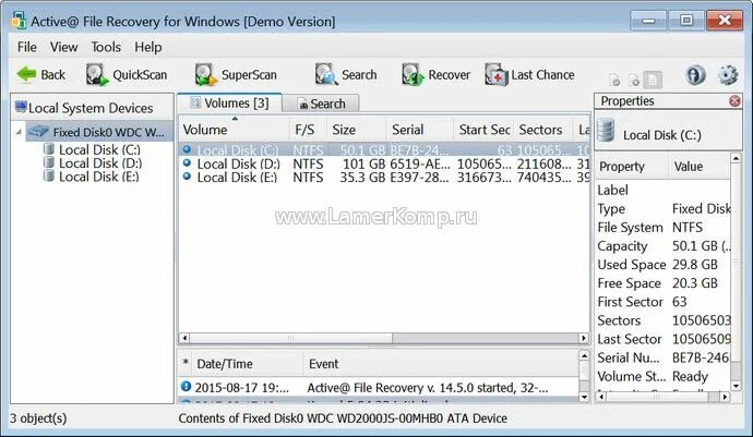 Files activity