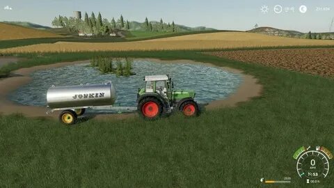 Farming simulator вода