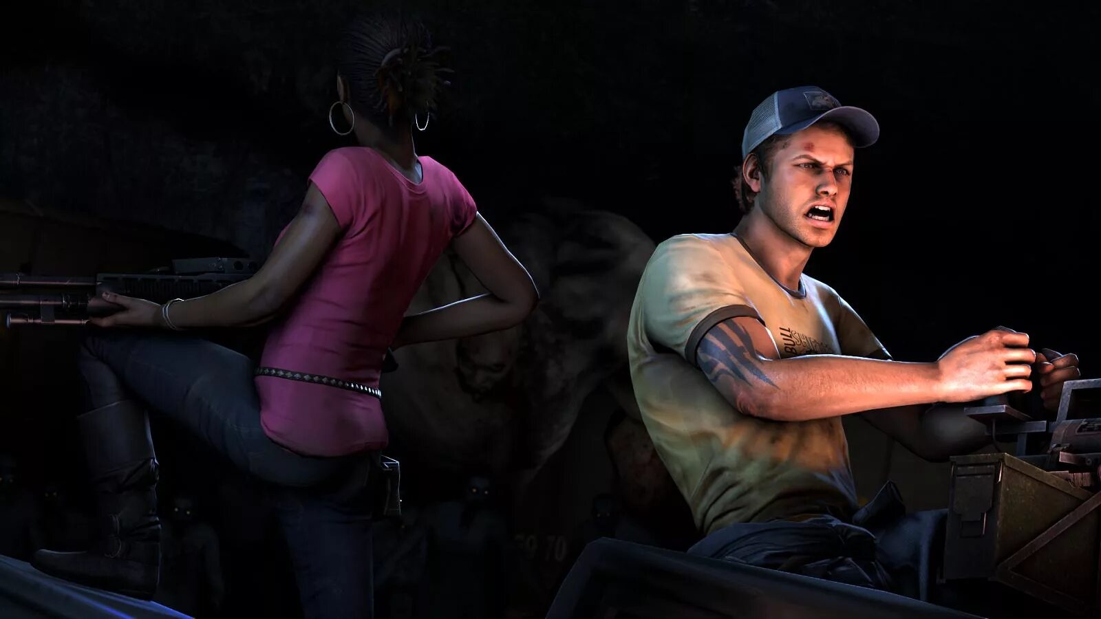 Left 4 dead дополнения. Left 4 dead 2 ник рошель поцелуй.