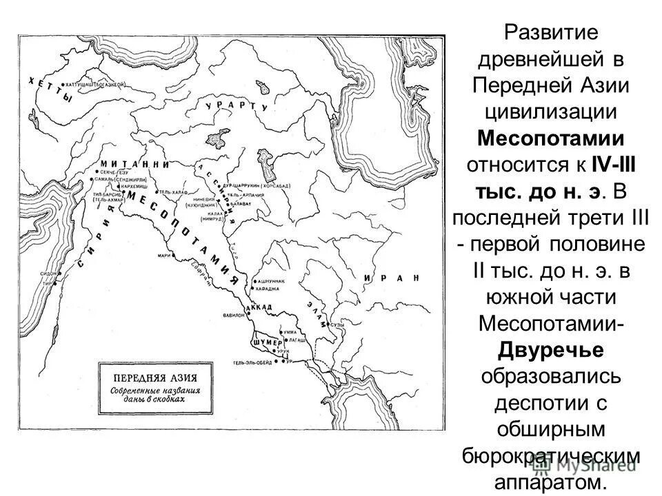 Народы передней азии