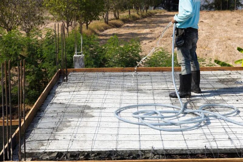 Curing time. Bendable concrete video. curing concrete.