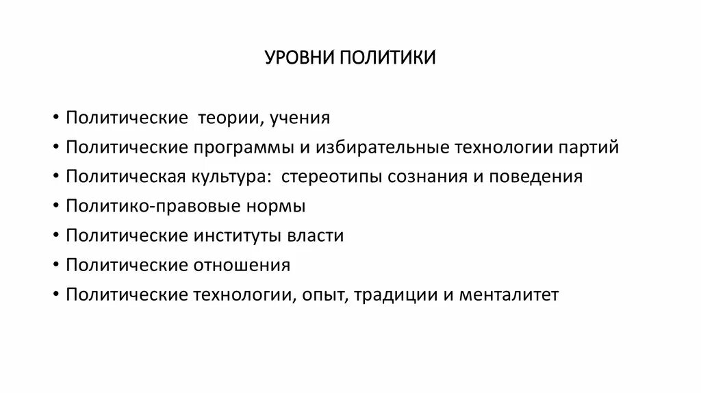 Элементы и уровни политики. Виды политических технологий. Уровни политики Политология. Политические технологии презентация. Уровни политики с примерами.