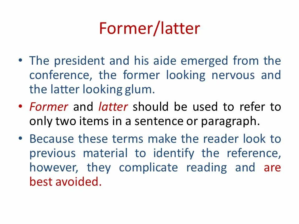 Latter перевод. The former the latter. The former the latter правило. Former перевод. Latter last latest разница.