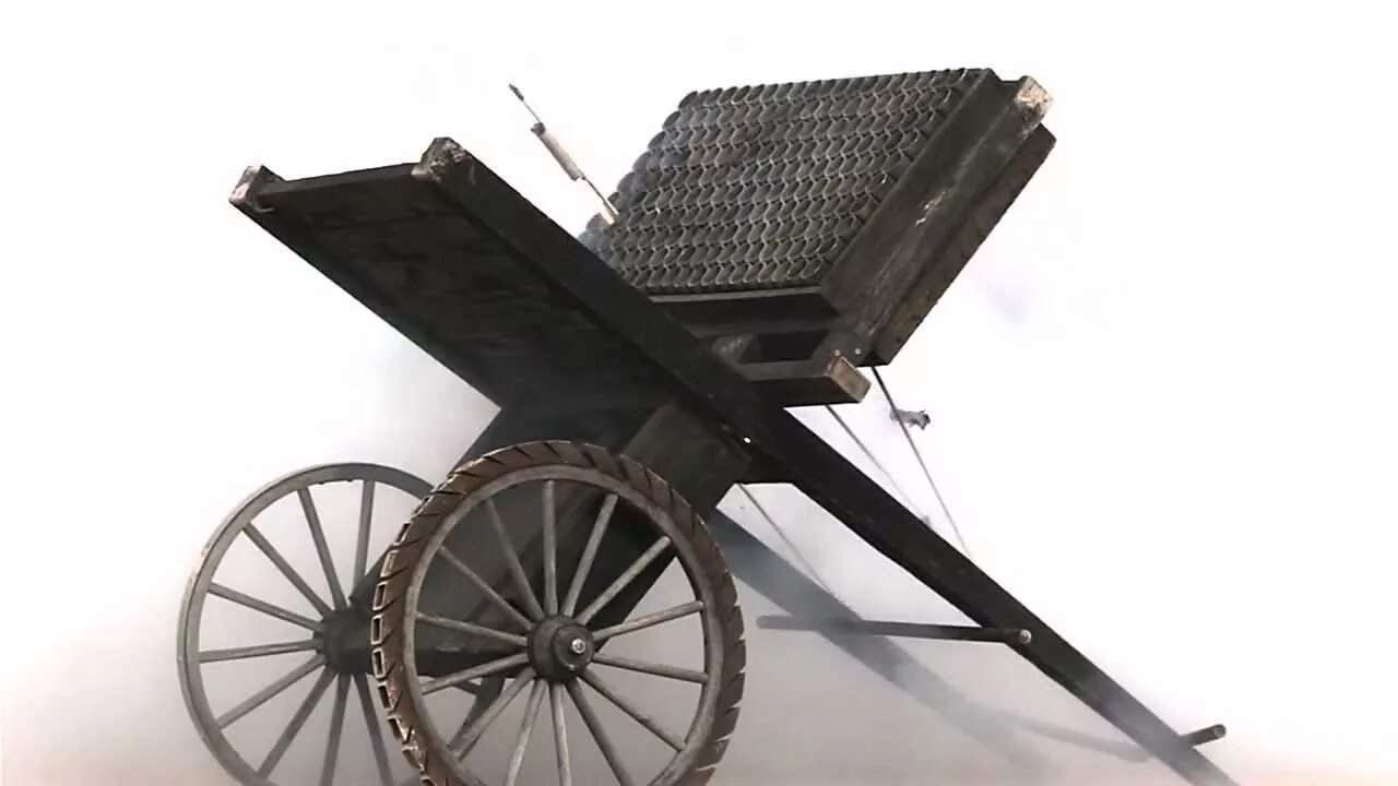 Хвачха реактивная система залпового огня. Хвача. Хвача. Повозка хвачха. Хвача орудие.