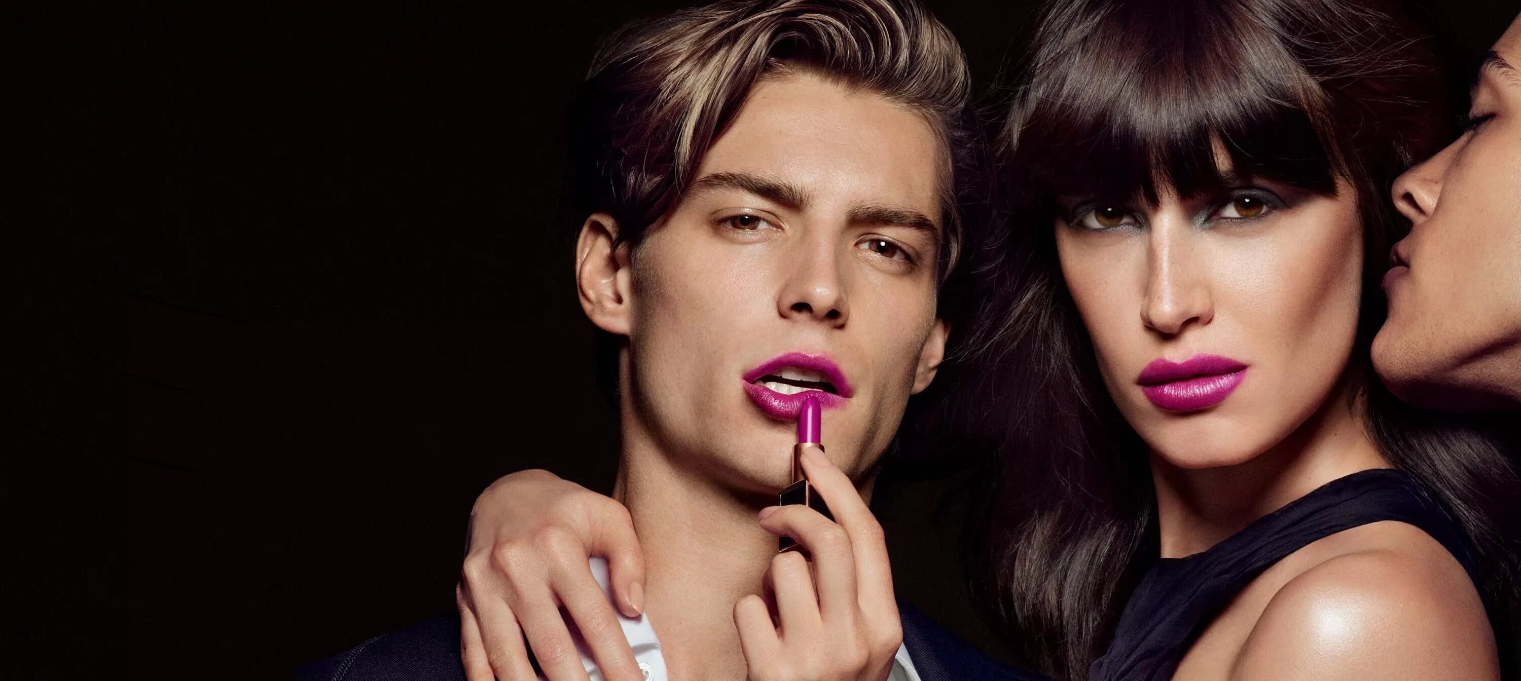 Образы в рекламе. Том Форд boys and Lips. Реклама помады том Форд. Реклама мужской косметики. Реклама косметики для мужчин.