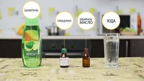 Вода масло глицерин