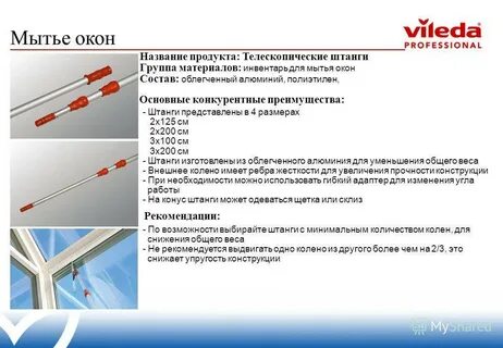 Что входит в состав для мытья окон