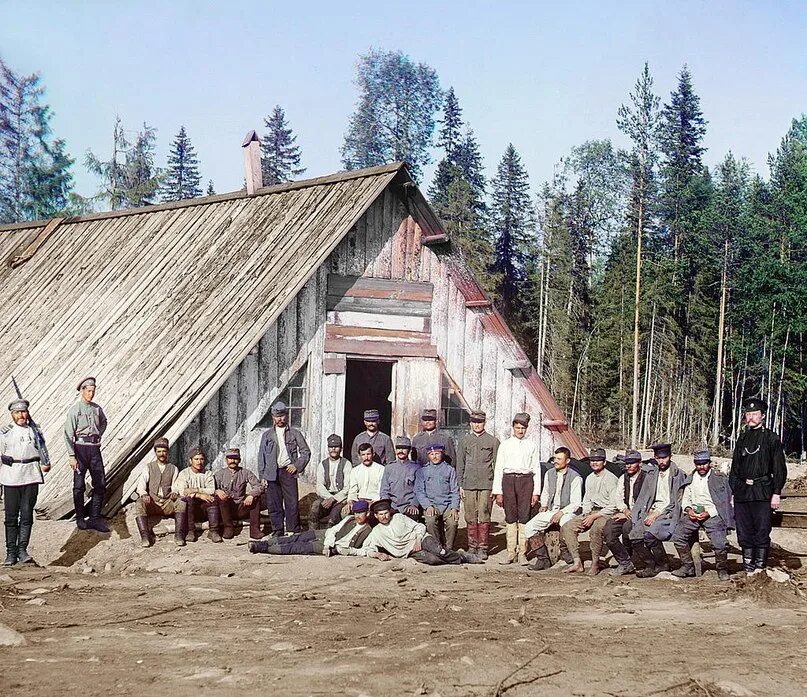 Российская Империя Прокудин Горский. Прокудин Горский в Карелии 1916 год.