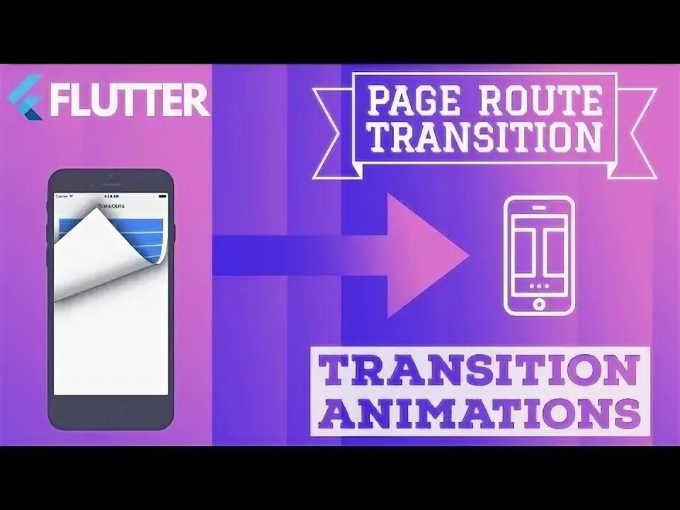 Page view Transition Flutter. Page route