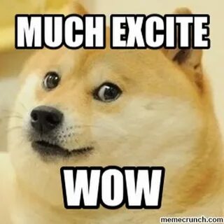 I so excited