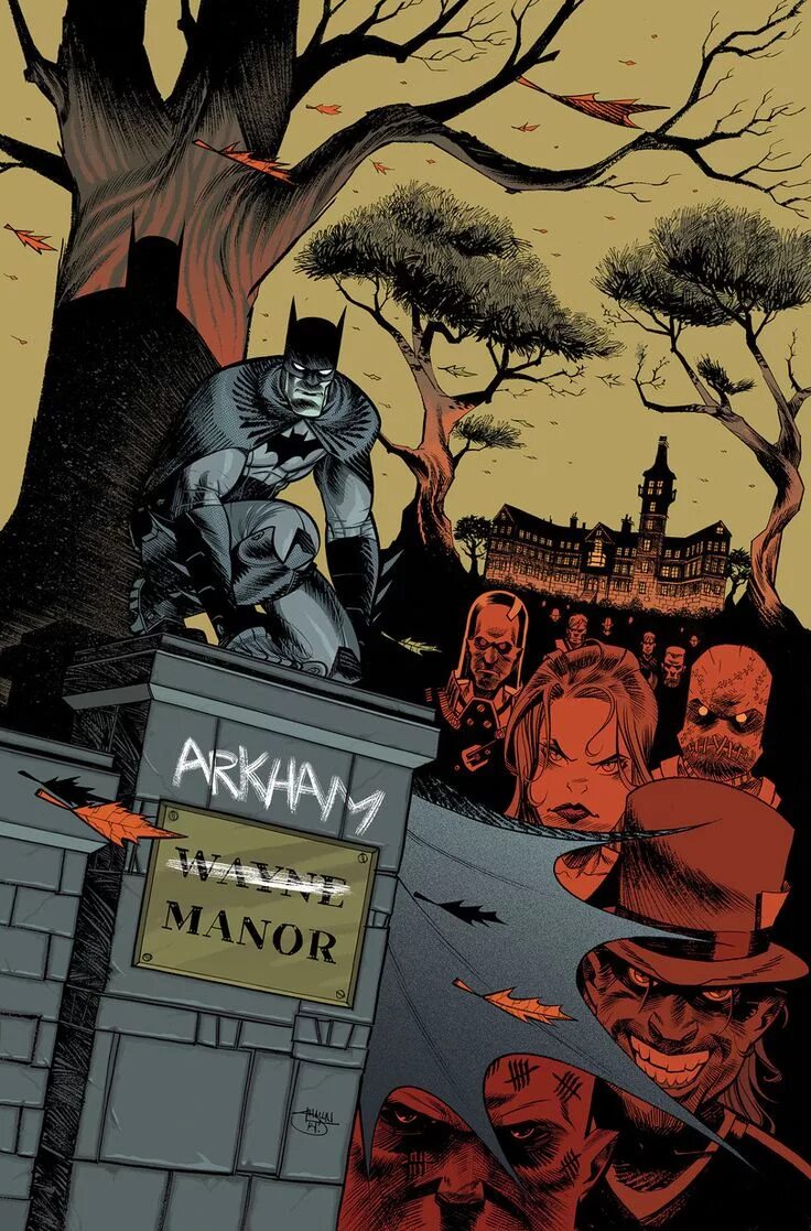 Особняк Уэйнов комикс. Бэтмен имение. Batman Manor Art. Фонарик Бэтмена юмор. Комикс аркхем