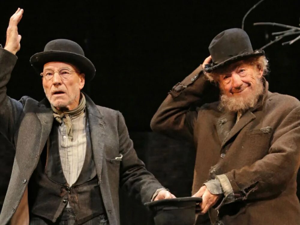 В ожидании годо читать. Waiting for godot samuel beckett. иэн маккеллен в ожидании годо. в ожидании годо эстрагон. sir ian mckellen godot.