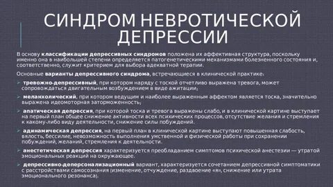 Годы депрессии
