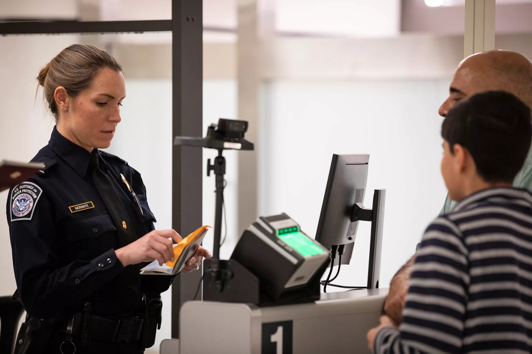 Passing customs