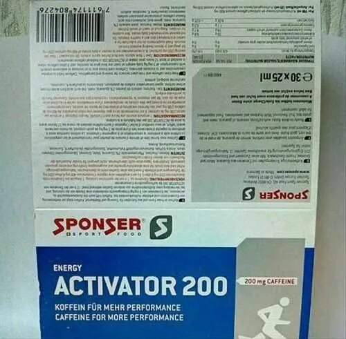 Активатор спонсер. Activator 200. Активатор 200 для спортсменов. Sponser Activator 25 мл 30 амп.