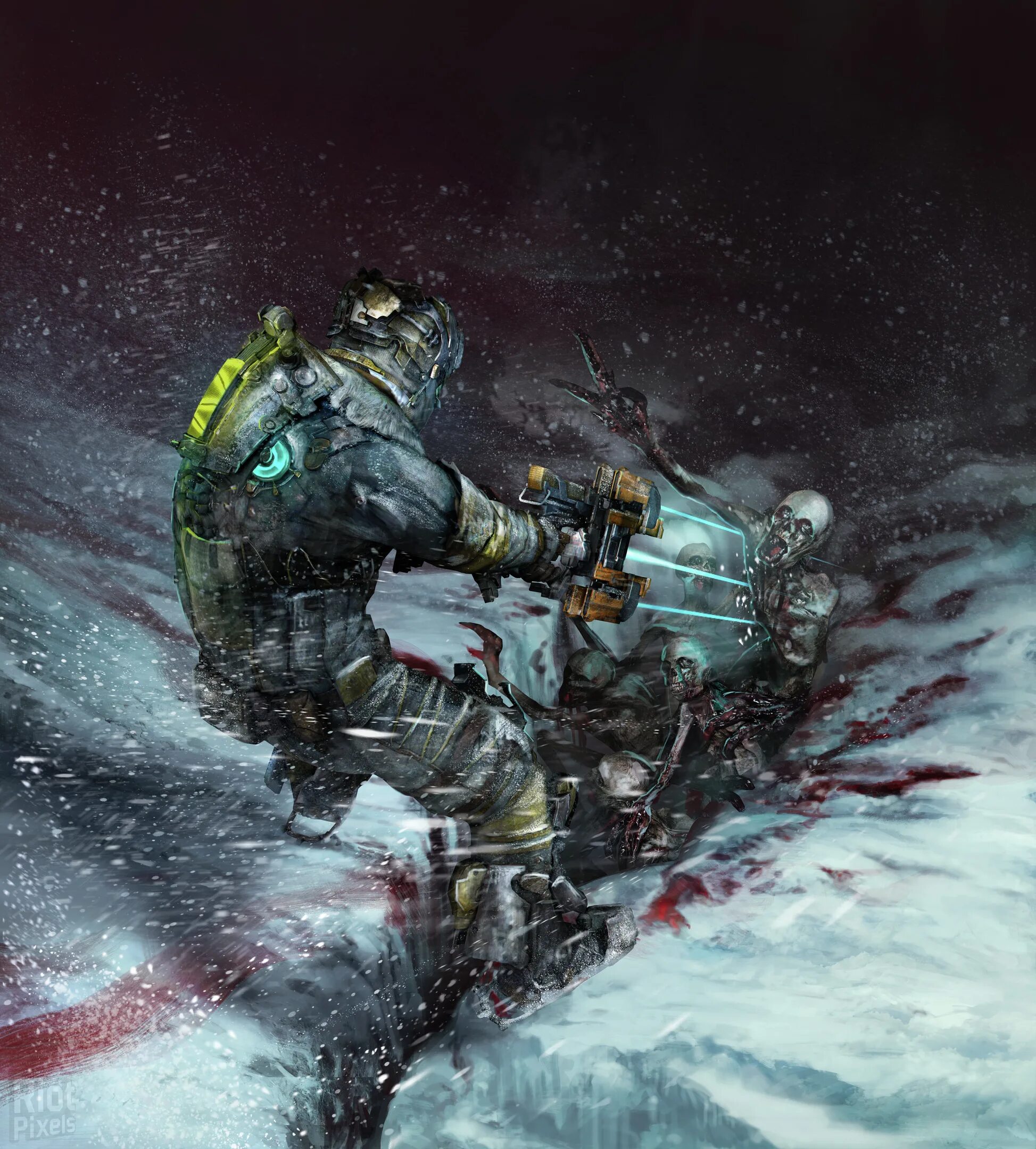 Дед бай дейлайт призрак арт. Дед спейс арт. Айзек кларк dead space art. Dead space космос. Dead space.