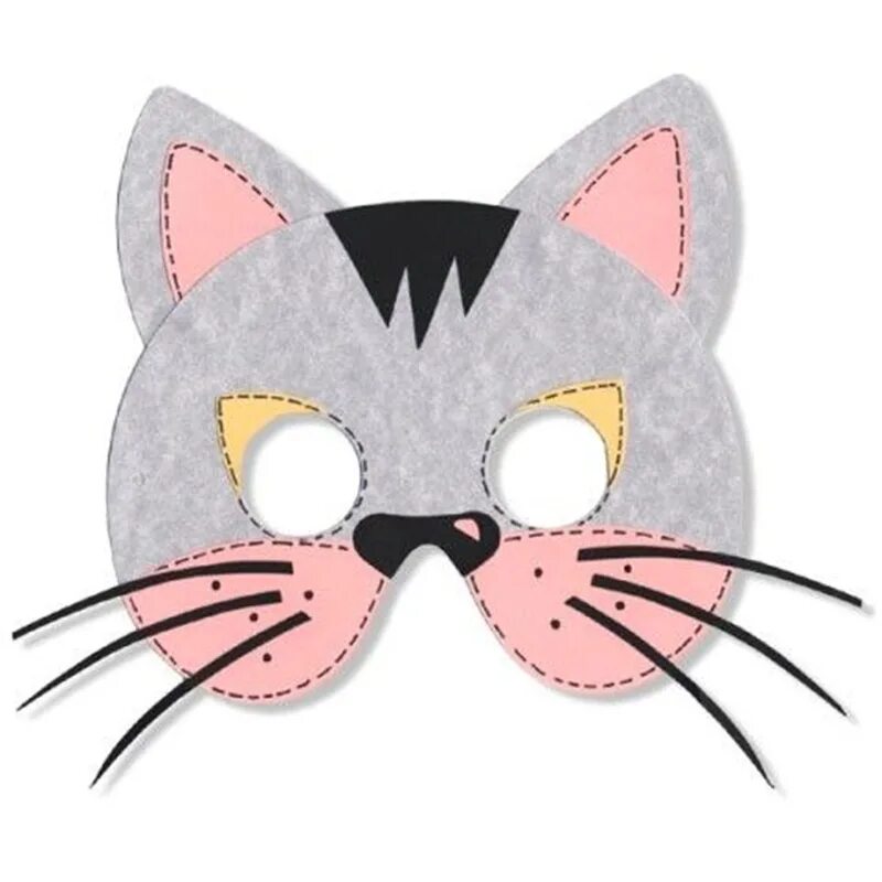 Как сделать маску кота из бумаги. Маска кота. маска кота для детей. карнавальная маска кота. карнавальная маска &quot;кошка&quot;.
