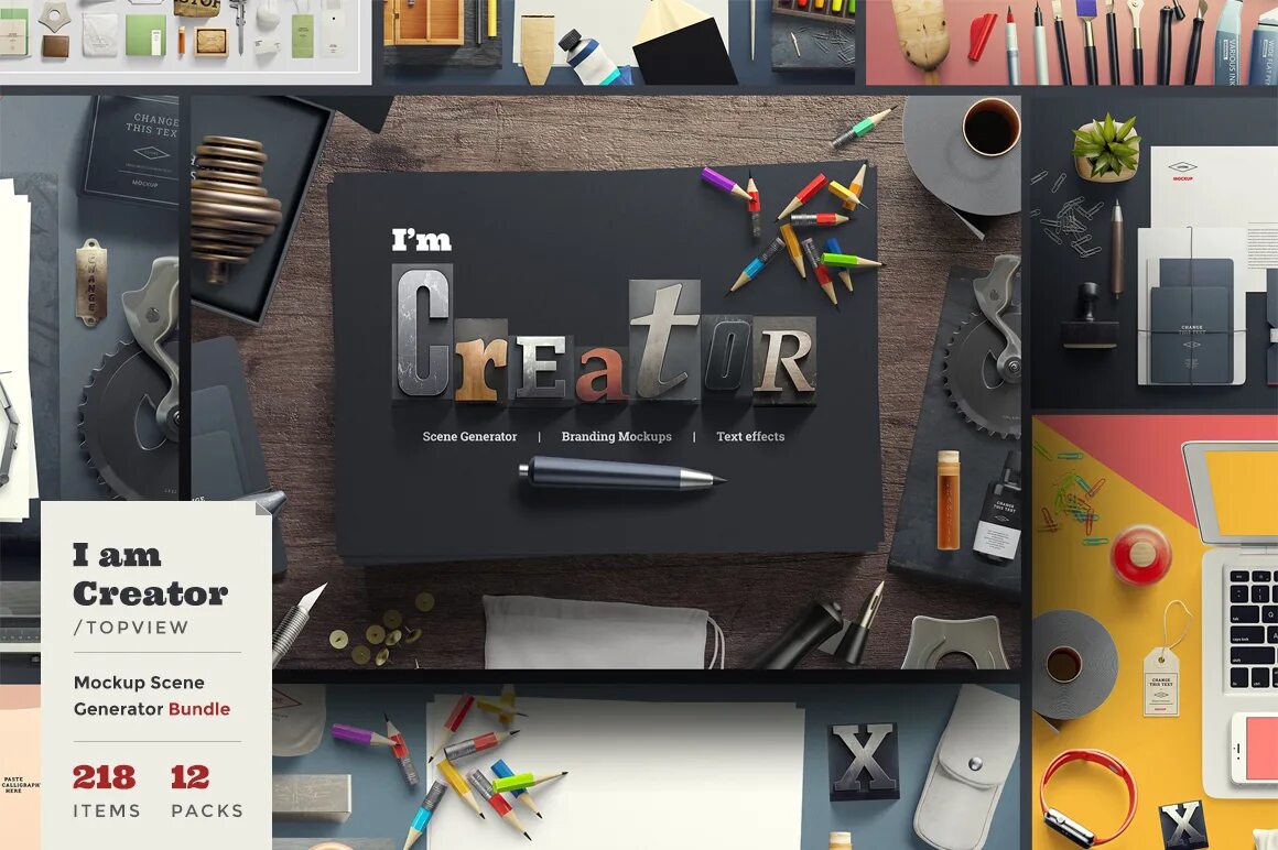 Scene creator. Scene creator mockup. scene generator mockup. i am a creator. brand scene.
