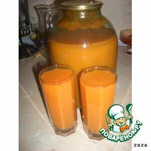 Тыквенный сок с абрикосами