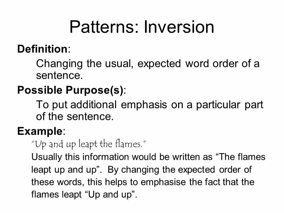 Order definition. Grammatical inversion. Инверсия в английском. Инверсия в английском языке примеры. Stylistic inversion.