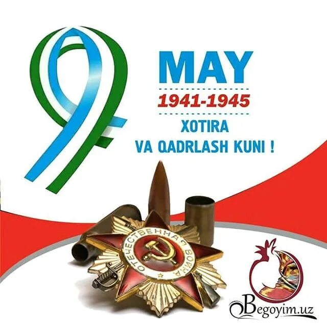 9 may xotira va qadrlash kuni