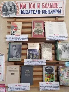 Писатели юбиляры название выставки