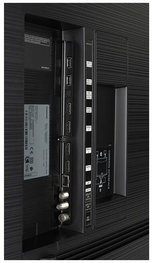 Как разобрать samsung qe50q60tau 50" Телевизор Samsung QE50Q60TAU 2020 QLED, HDR, LED RU, черный купить в интер