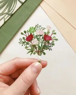 Как сделать маленькие букетики