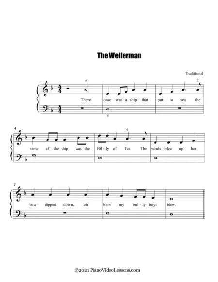 Wellerman Ноты для фортепиано. Wellerman Ноты. Wellerman песня.