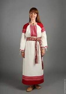 Русский народный костюм женский рубаха