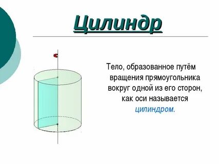 Цилиндр вращения