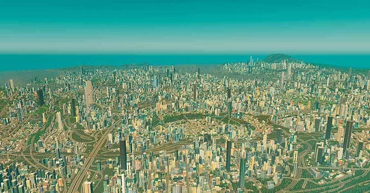 Среди 40 000 жителей города 60. Сити Скайлайн самый большой город. Cities Skylines большой город. Сити Скайлайн столица. Сити Скайлайн 1.41.