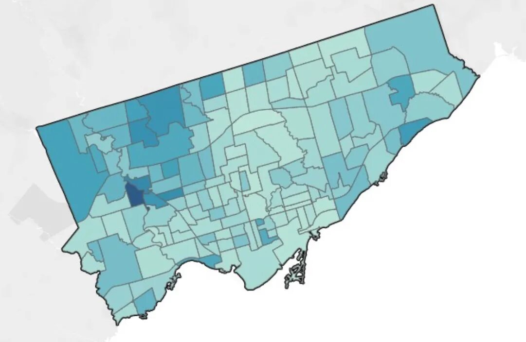 Торонто на карте. Микрорайоны в Торонто. Наркоманские районы в Торонто. Карта Торонто серая. Community map