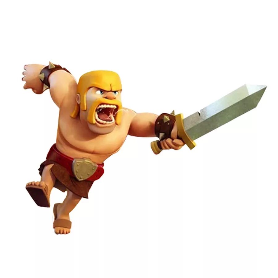 Варвар clash of clans. Варвар из Clash of Clans. Варвар из клэш оф кланс. Варвар из Clash Royale.