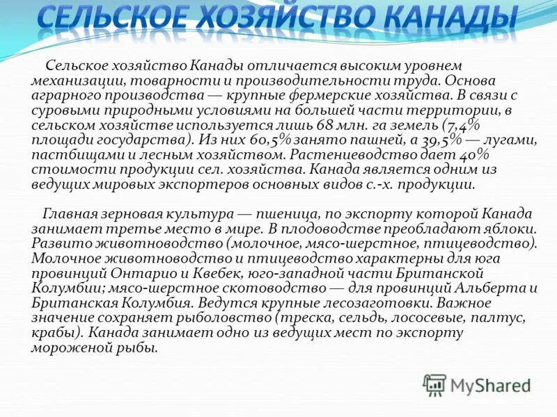 Основные отрасли сельского хозяйства Канады. Отрасли специализации сельского хозяйства Канады. Отрасли сельского хозяйства Канады таблица. Характеристика сельского хозяйства Канады. Отрасли промышленной специализации канады