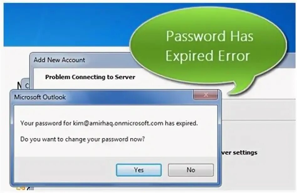 Change expired password. Change expired password