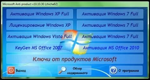 Ms активатор