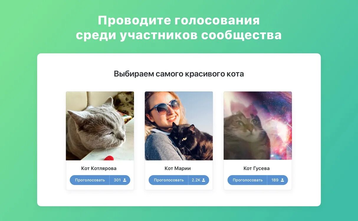 Приложение голосую