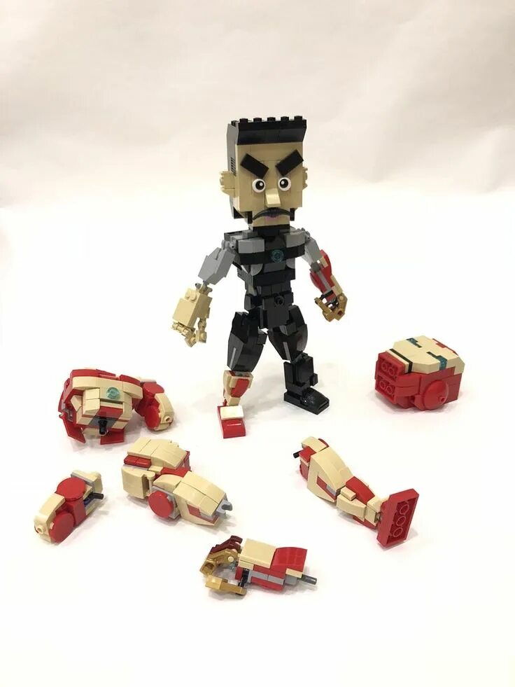 Iron Man Custom LEGO Tony Stark Mansion Modular - Benjamin Radell - YouTube