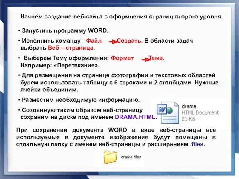 Создание веб документа. Создание веб страницы. Оформление веб страниц. Создание web сайта. Включите веб страницу