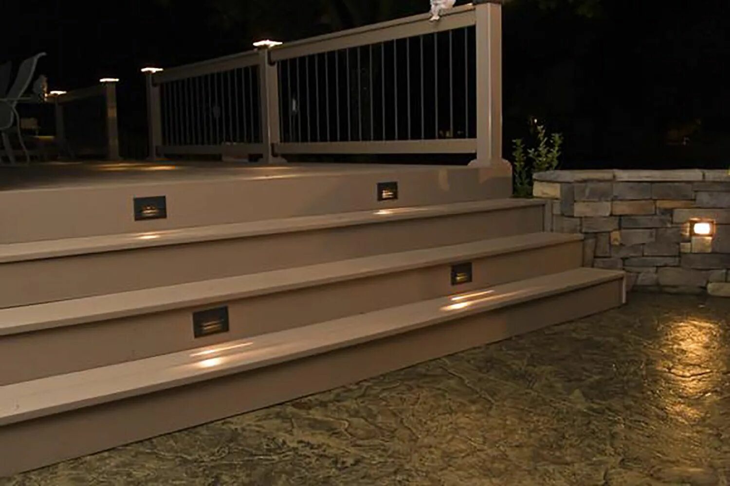 Outdoor Step Lights. Led surface Mounted Light for Stairs outdoors. Small Garden led Guardrail Lights. Солар степ Кропоткин. Step lighter