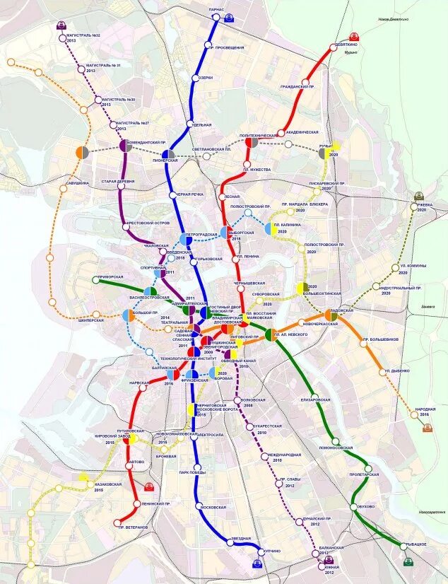 Схема метро СПБ 2022 С новыми станциями на карте. Карта метро СПБ план развития. Схема Петербургского метрополитена 2023. Метро Петербурга схема 2022.